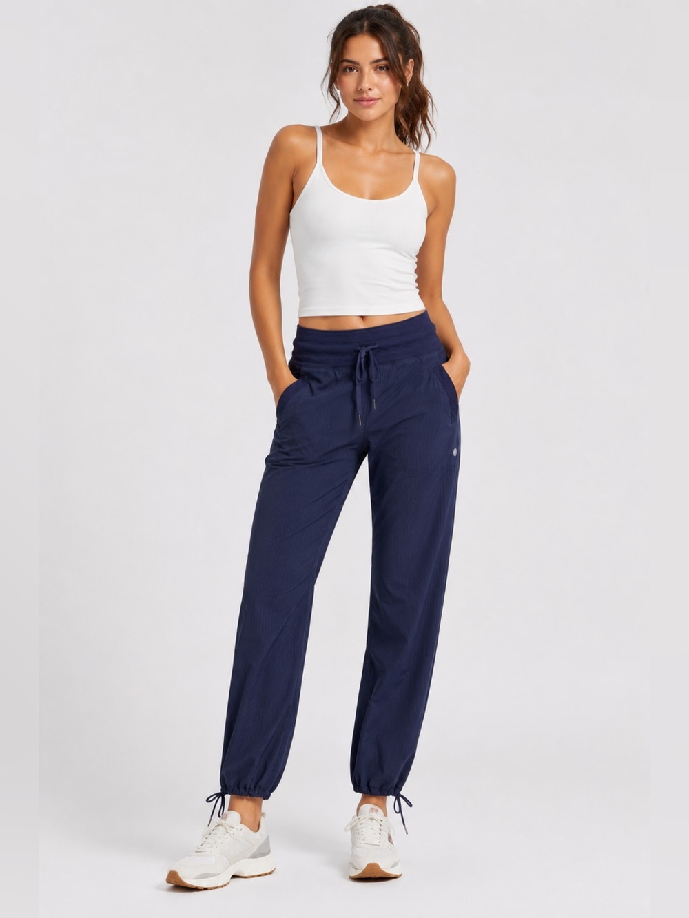 Lululemon Dance Studio Pant III Lined Joggers Navy Blue Size 6 Regular